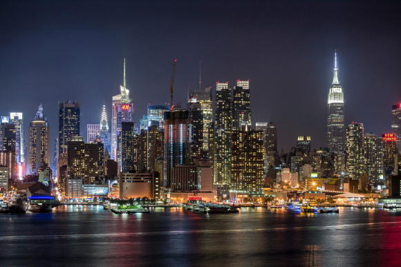 New York City night view